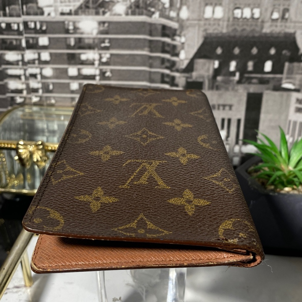 Authentic Louis Vuitton Monogram checkbook Long Wallet - Picture 9 of 14